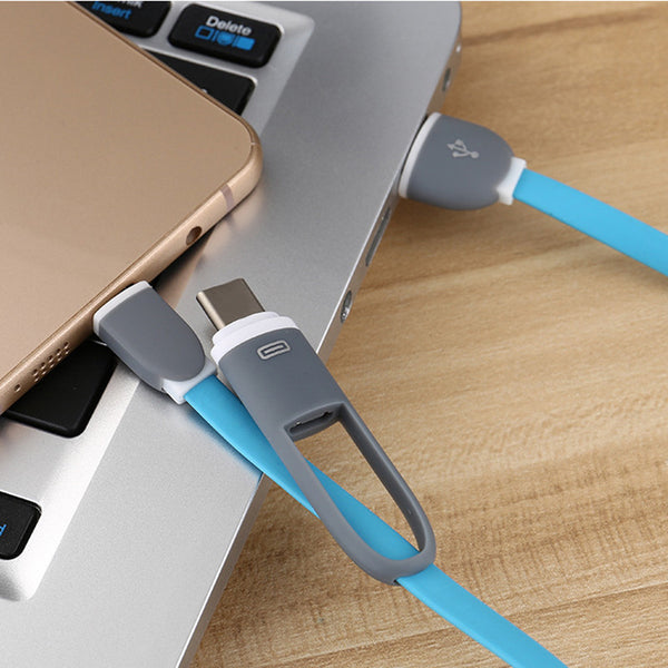 2 in 1 Micro USB to Type C Cable Adapter