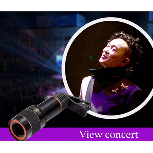 Portable Mobile Phone Camera Lens and Clip