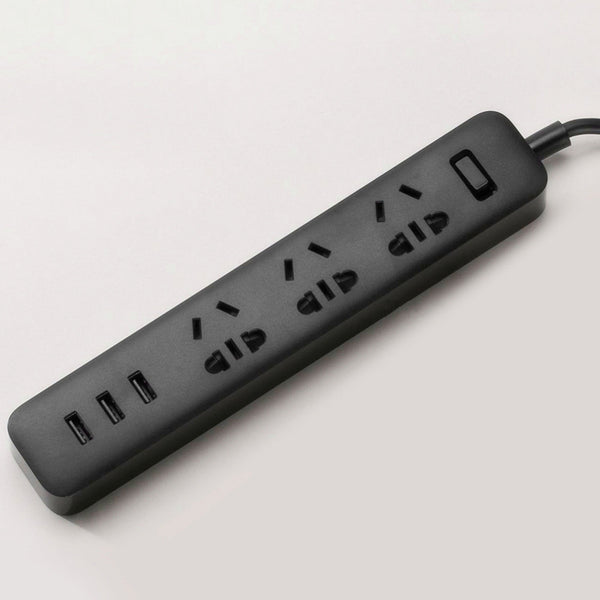 Mini Power Strip with 3 Sockets and USB Adapters